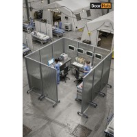 Mobile Hospital Partitions with Wheels UAE for Healthcare Projects